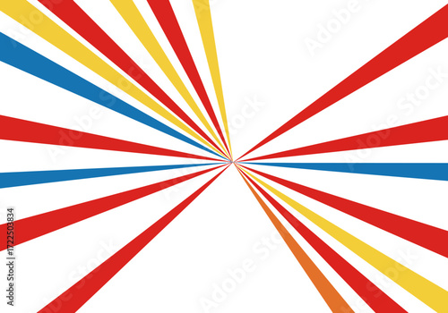 Abstract Colorful Lines Converging.