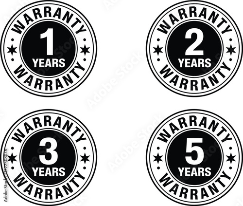 Warranty Seals: 1, 2, 3, and 5 Years