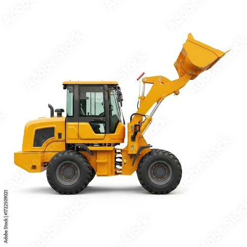 Yellow wheel loader