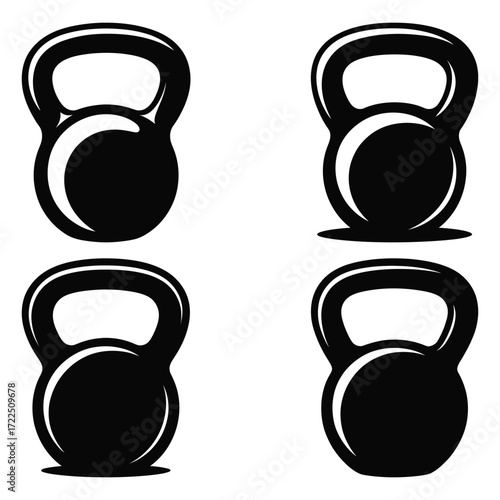 set of dumbbells