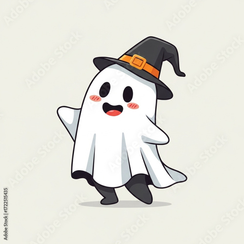 funny  and  cute ghost characters.