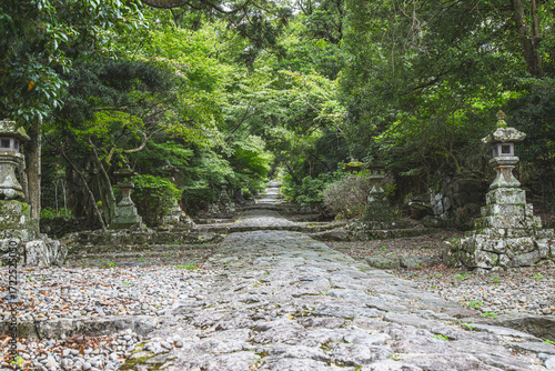 英彦山神宮参道の石畳