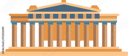 The Parthenon, a historic temple in Athens, Greece, exemplifies ancient Greek architecture and cultural significance.