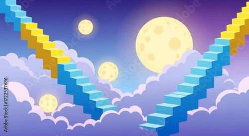 Stairways to the Moon and Stars.