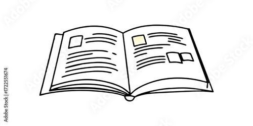 Open book reading material textbook literature knowledge education learning study library pages information