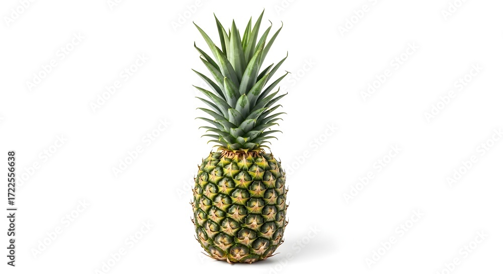 Fototapeta premium Whole Pineapple Isolated