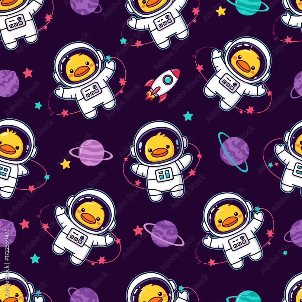 Ducklings as cosmonauts