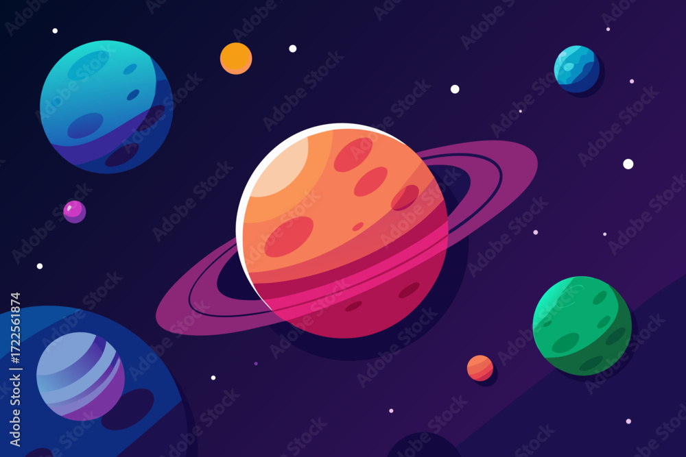 Fototapeta premium abstract space background