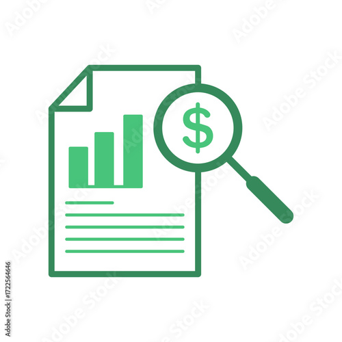 Accounting logo icon illustration