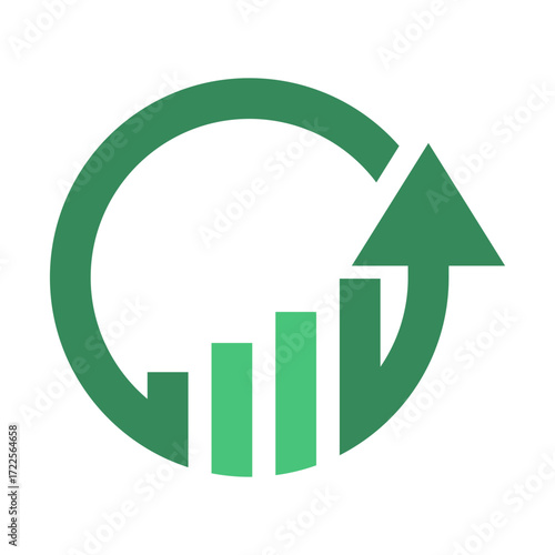 Accounting logo icon illustration
