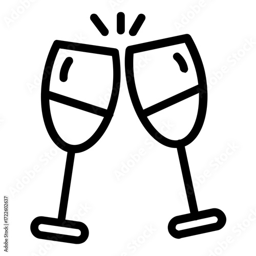 Champagne Glass icon