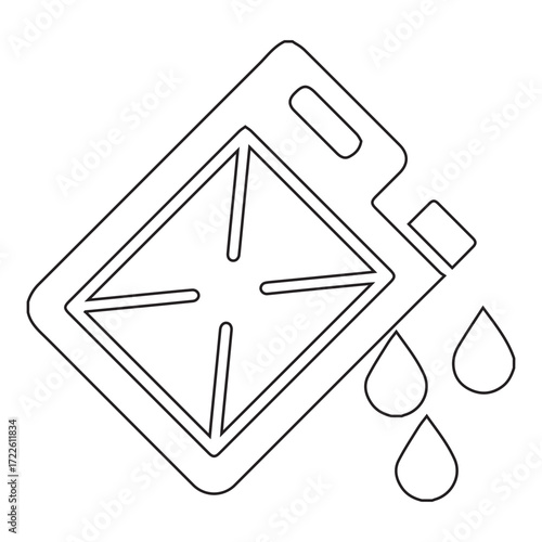 Fuel canister with drips