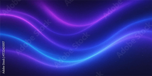 Wallpaper Mural Abstract flowing light blue and purple wave pattern digital illustration vector background Torontodigital.ca