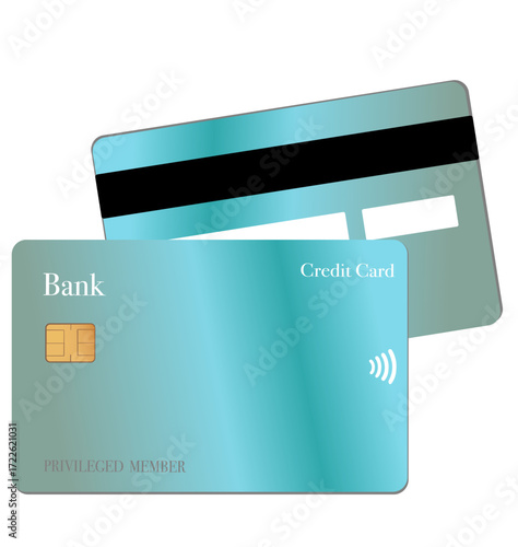 A modern set of colorful credit card vector illustrations with minimal design, perfect for financial concepts, online payments, banking services, e-commerce, fintech, and digital transactions. 