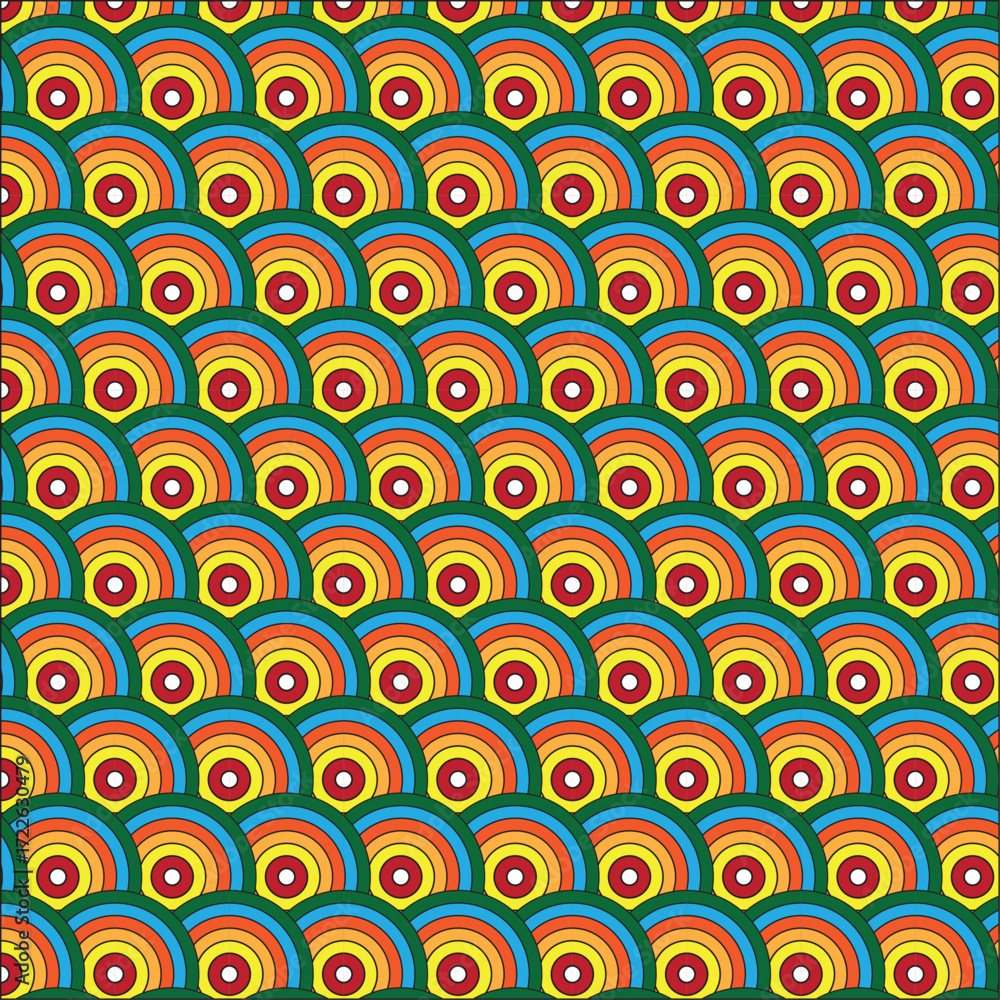 Fototapeta premium 4. Seamless Japanese Wave Pattern Illustration