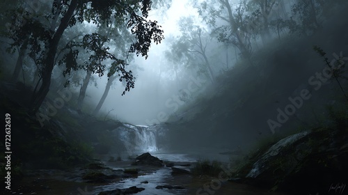 fog in the forest