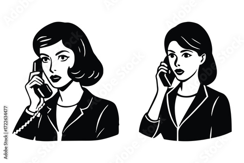 woman talking on the phone