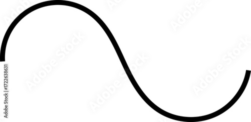 Abstract Curvy Line
