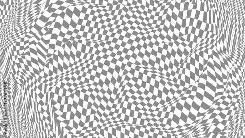 Wallpaper Mural Abstract black and white checkered background. 
seamless loop video.Wallpaper 4k. Torontodigital.ca