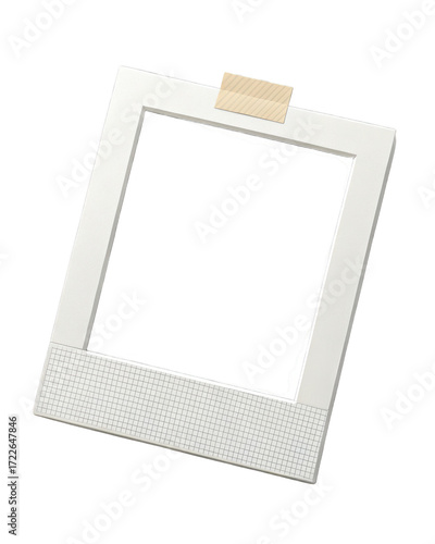 Polaroid frame vintage style design