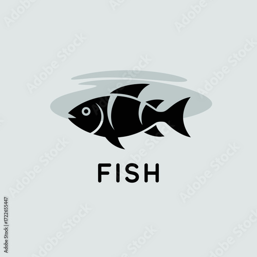 fish, icon, silhouette, aquatic, marine, ocean, water, river, lake, sea, wildlife, swimming, fin, tail, scales, tropical, freshwater, saltwater, animal, fauna, underwater, graphic, illustration, desig