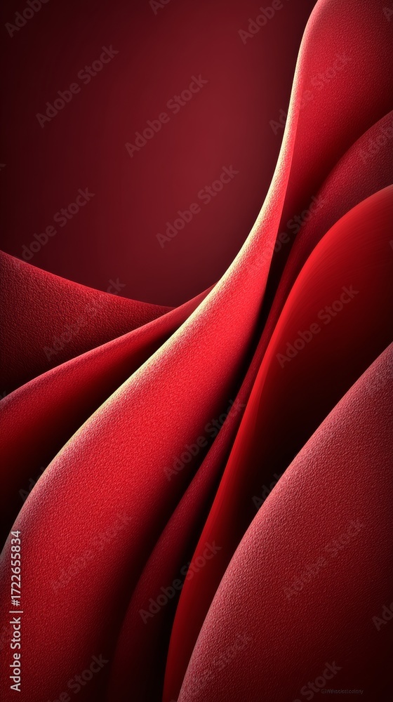Obraz premium background with smooth curves and soft edges, creating an elegant and minimalist wallpaper for mobile phones.