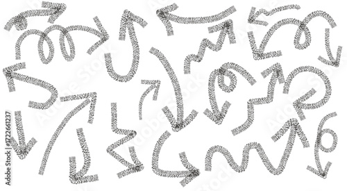 Arrow Direction sign symbol for moving illustration