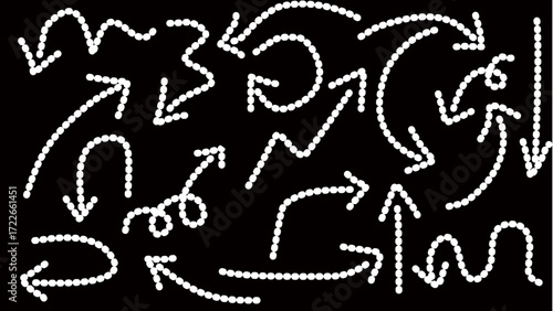 Arrow Direction sign symbol for moving illustration