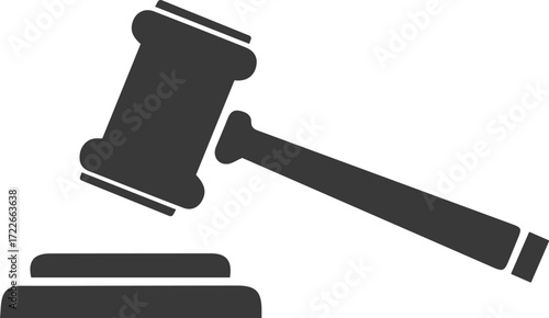 Business Courthouse Icon – 3D Law and Governance Symbol