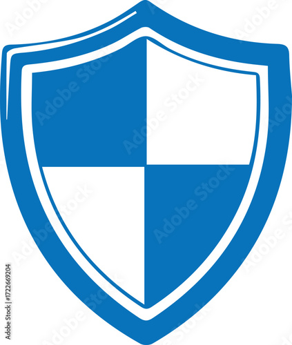 Cybersecurity Shield Icon – 3D Business Protection Symbol