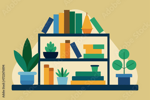 this image displays a cozy corner filled with glas