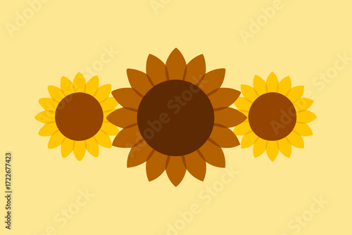 this image showcases crocheted sunflower hair ties