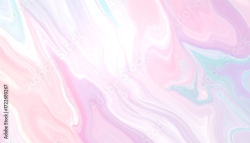Dreamy pastel swirls of pink, purple, and teal create an elegant marble effect, perfect for adding a touch of modern luxury and vibrant energy to your creative projects and designs