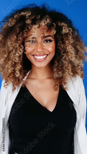 Woman portrait studio shot