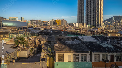 Photography Sept 14 2025 Rooftop Shanty Towns in Ma Tau Kok