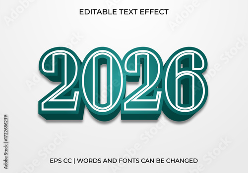 Editable Tosca 3D Text Effect, Bold 3D Typography Design for Promotional Banners