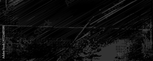 grunge black background. grunge texture on distress back background. Dark scratched grunge background
