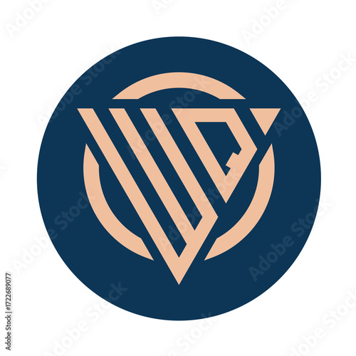 Creative simple Initial Monogram WQ Logo Designs.