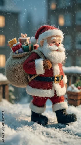 Santa Claus Christmas Eve Delivery