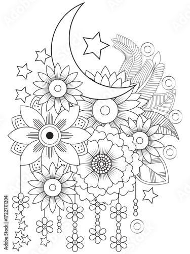 Flowers Coloring Pages For Adules