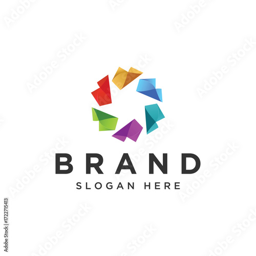 Clean minimal and modern logo design for group industrial services. group media , group health center,  group services, business and company.