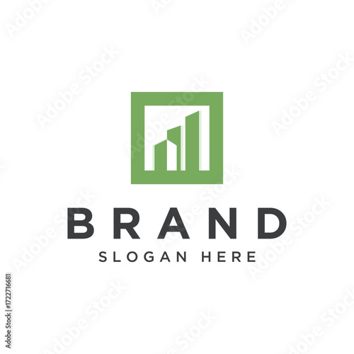 Clean minimal and modern logo design for real estate, mansion, builder, mortgage. or house resell business and company.