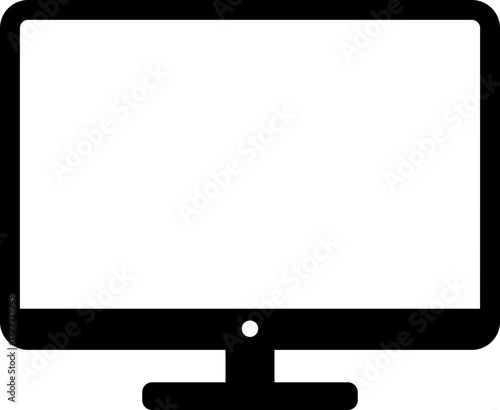 Modern Computer Monitor Icon