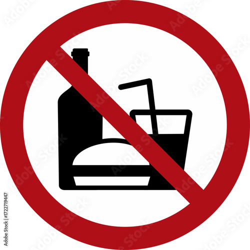 No Food or Drink Sign