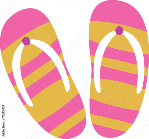Pair of Beach Flip-Flops