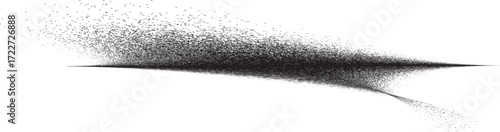 Decorative wave of line . Brush stroke waves. Abstract flow linear fluid design element .Zigzag wave. Wavy Music sounds lines. Squiggle brush stroke . Ornament design.Line art .Brush paint Vector 