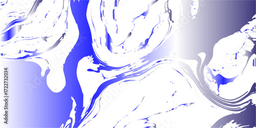 Abstract blue water splash motion with an illustration of a liquid design