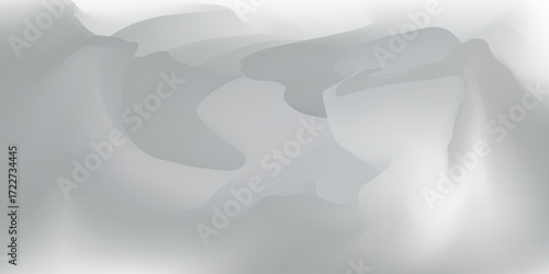 Silver foil background with metal mirror texture. Chrome gradient surface with light gloss simple abstract. Vector Illustration eps10