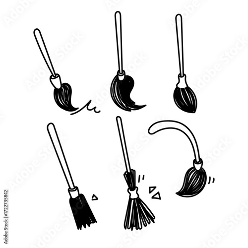 doodle broom and brush collection