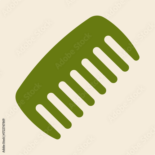 Comb symbol artwork trendy useful vector Illustration design stunning colorful background
